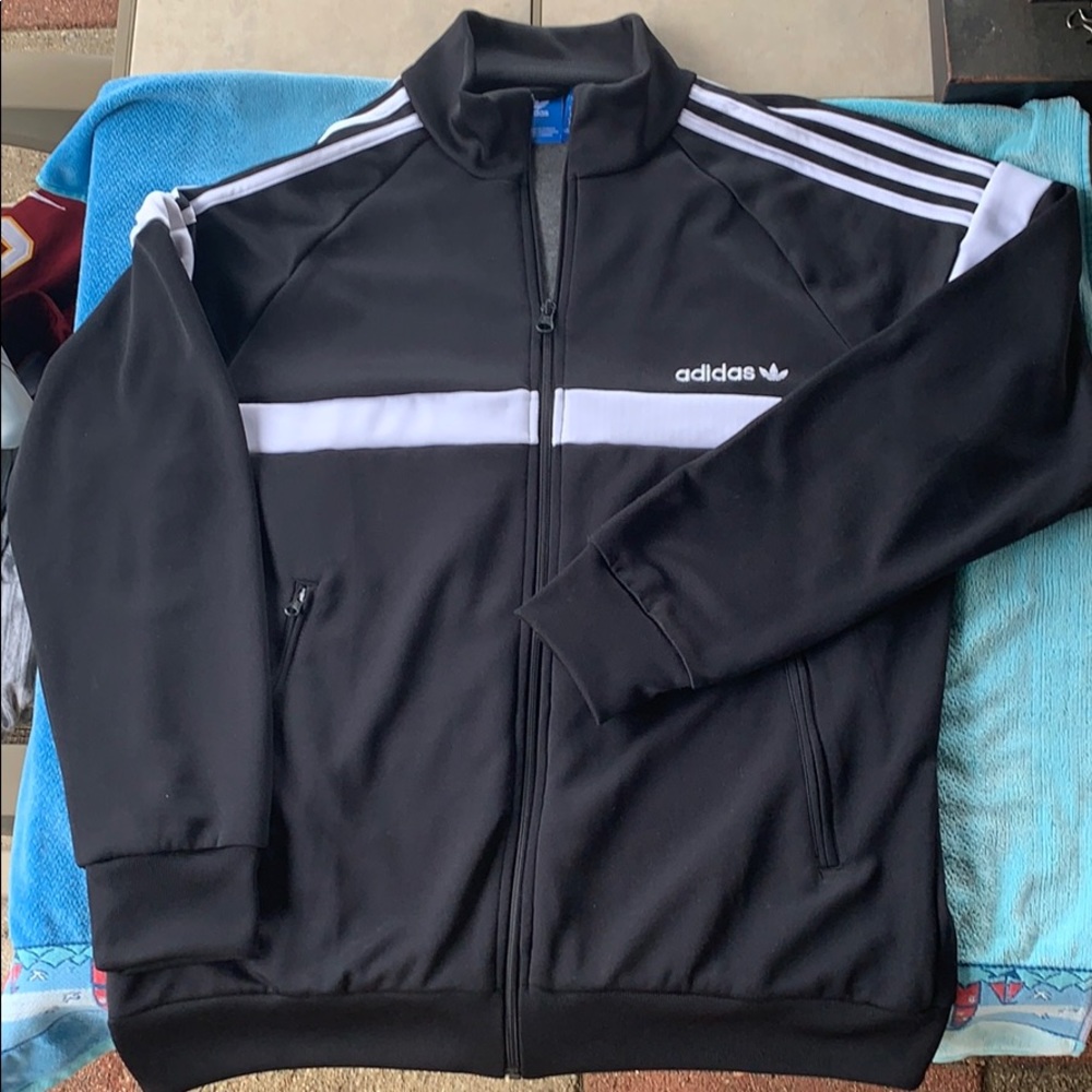 Adidas originals track zip up sweatshirt